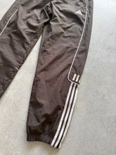 Load image into Gallery viewer, Vintage Chocolate Brown Adidas Trackies
