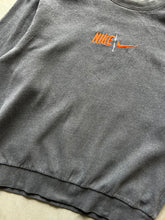 Load image into Gallery viewer, Vintage Nike Grey Spellout Embroidered Sweatshirt - X-LARGE
